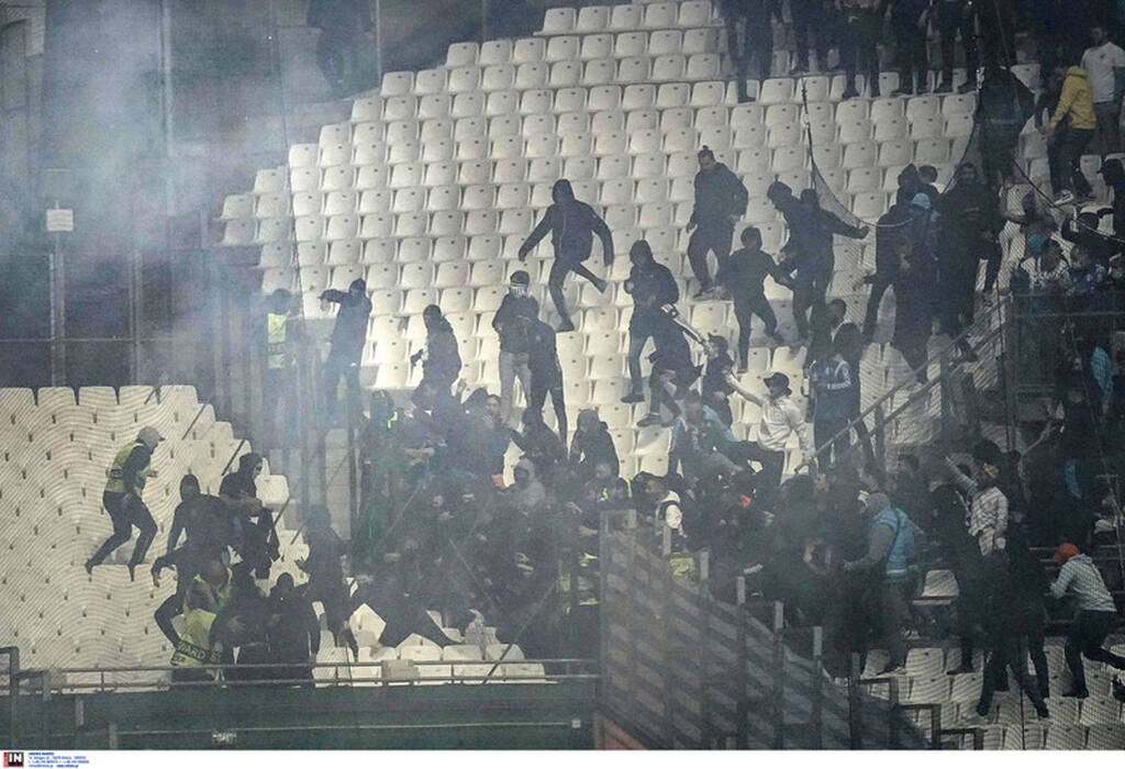 Μαρσέιγ-ΠΑΟΚ: Καρέ καρέ τα επεισόδια στο Βελοντρόμ (photos)