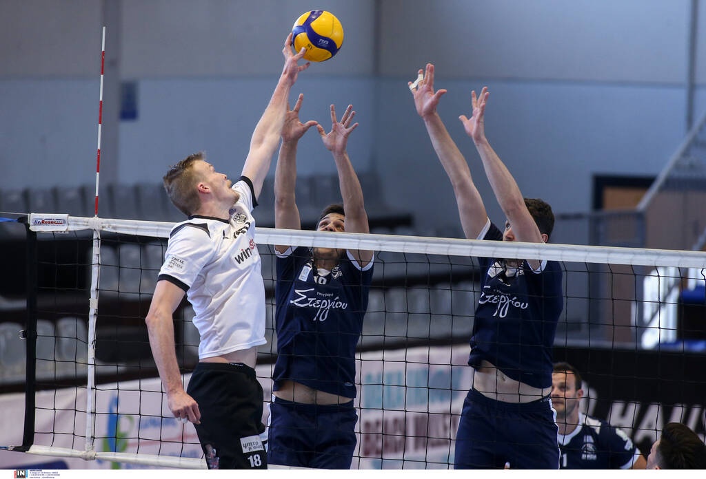 Volley League ανδρών: Εύκολο πέρασμα του ΠΑΟΚ από την Κηφισιά (photos)