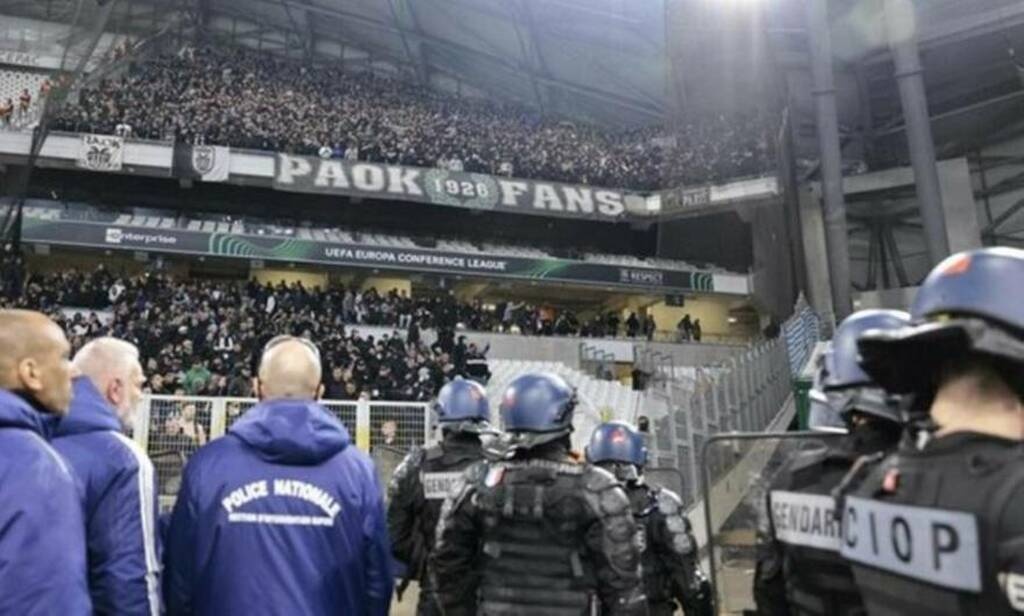 Μαρσέιγ-ΠΑΟΚ: Ένταση και μετά το παιχνίδι - Επεισόδια και συλλήψεις έξω από το «Βελοντρόμ» (photos)