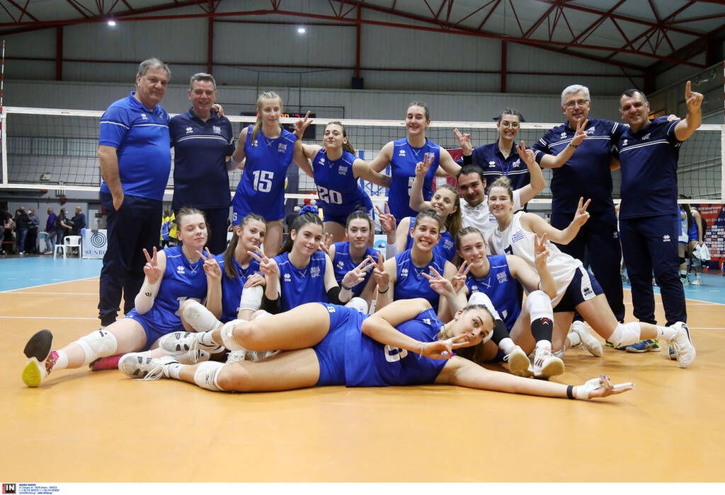 Ευρωπαϊκό Βόλεϊ Νεανίδων: Δεύτερη νίκη για την Εθνική, 3-0 το Ισραήλ