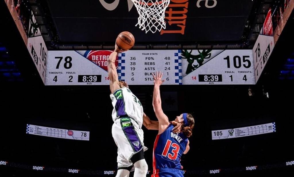 NBA: «Αγκαλιά» με τη 2η θέση οι Μπακς - Εντυπωσιακός ξανά ο Γιάννης (photos+video)