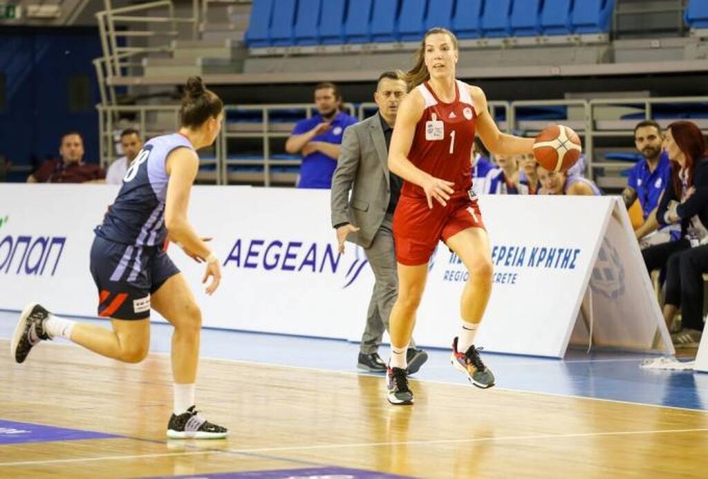 Ελευθερία Μοσχάτου-Ολυμπιακός 48-59: Πέμπτη συνεχόμενη φορά «ερυθρόλευκος» Κυπελλούχος