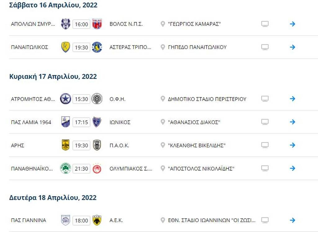 Τρίτος ο Άρης, ισοβαθμούν «τριφύλλι», ΑΕΚ! - Η βαθμολογία πριν το Παναθηναϊκός-Ολυμπιακός (pics)