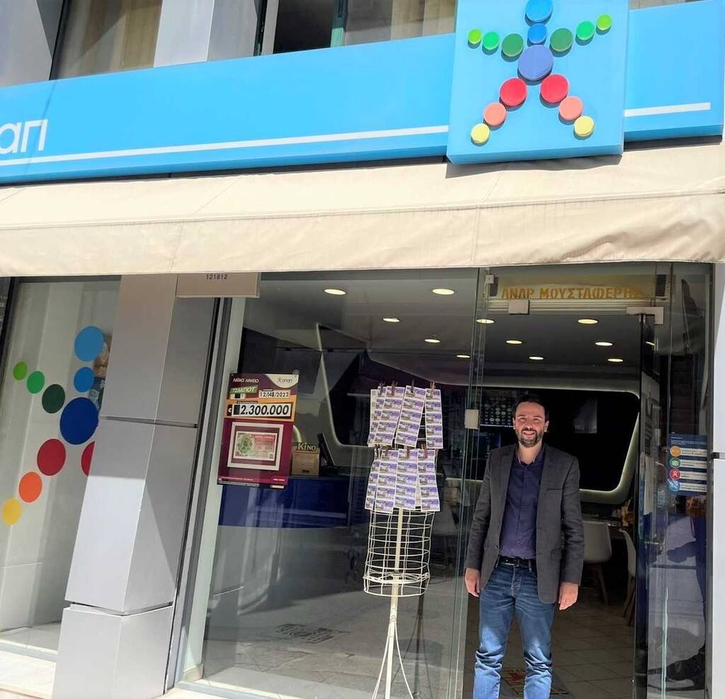 Δημήτρης Μουσταφέρης, ιδιοκτήτης καταστήματος ΟΠΑΠ στον Πύργο