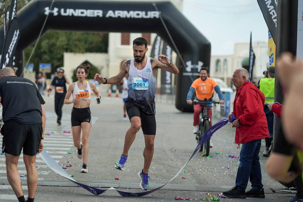 Roads to Rhodes Marathon: «Πρασίνισε» η Ρόδος με νικητές τους Γκελαούζο και Μαρινάκου (photos)