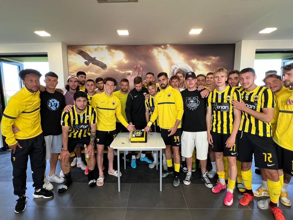 ΑΕΚ: Γιόρτασε με πεντάρα η ομάδα Β τα 98α γενέθλια (photos+video)