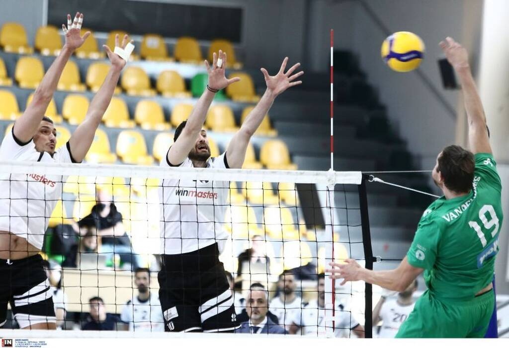 Volley League Ανδρών: Νίκη τίτλου για τον Παναθηναϊκό που «σάρωσε» τον ΠΑΟΚ με 3-0 σετ