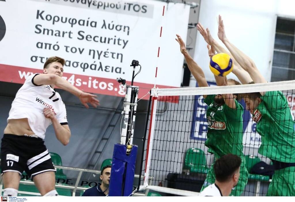 Volley League Ανδρών: Νίκη τίτλου για τον Παναθηναϊκό που «σάρωσε» τον ΠΑΟΚ με 3-0 σετ
