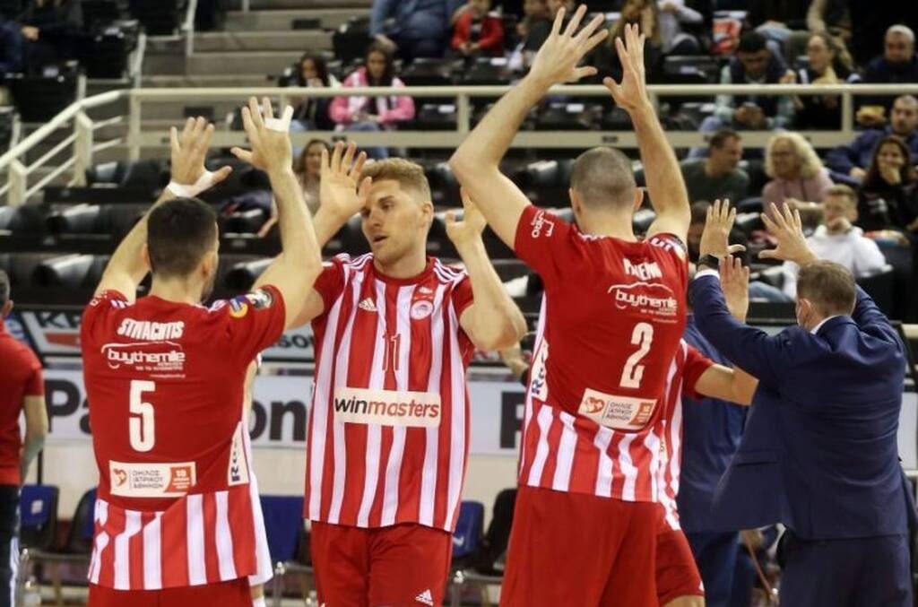 Volley League Ανδρών: «Διπλό» για τον Ολυμπιακό στην Πυλαία, του έκοψε βαθμό ο ΠΑΟΚ (videos)