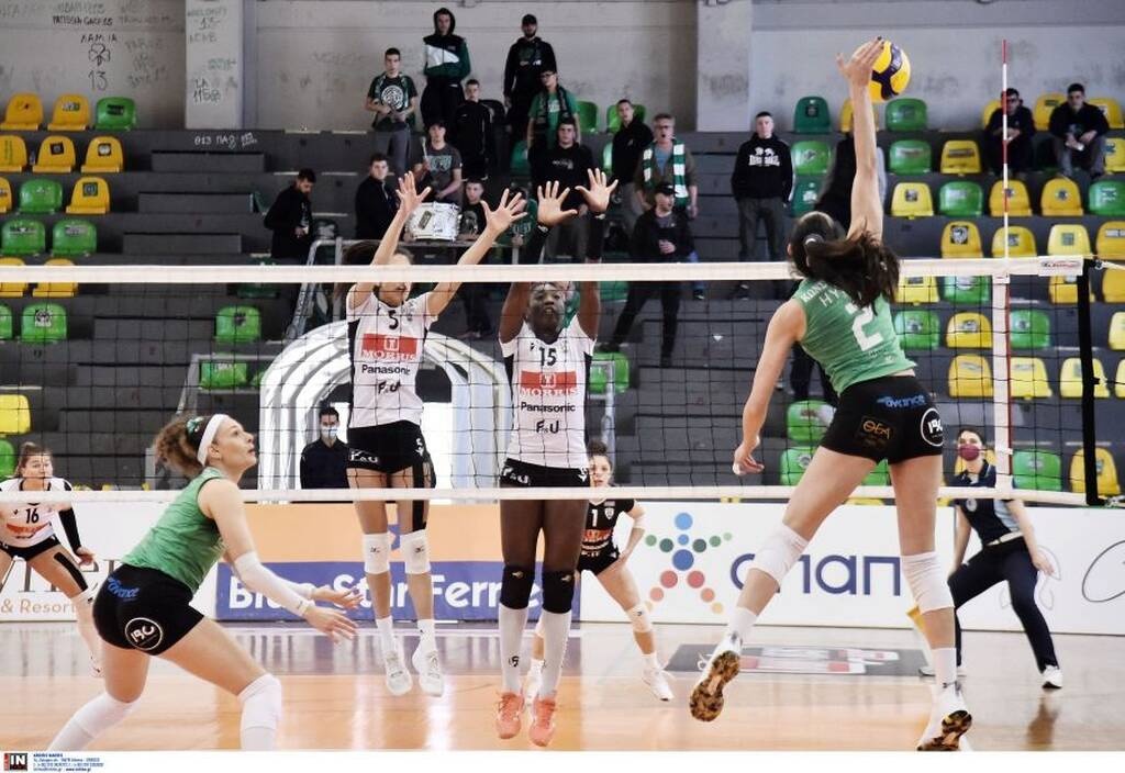 Volley League γυναικών: Ρεβάνς και πρώτο βήμα προς τον τελικό ο Παναθηναϊκός, 3-0 σετ τον ΠΑΟΚ(pics)