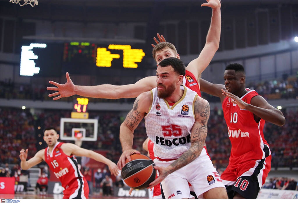 Ολυμπιακός-Μονακό 71-54: «Ερυθρόλευκο» προβάδισμα και πιο κοντά στο Βελιγράδι (videos+photos)
