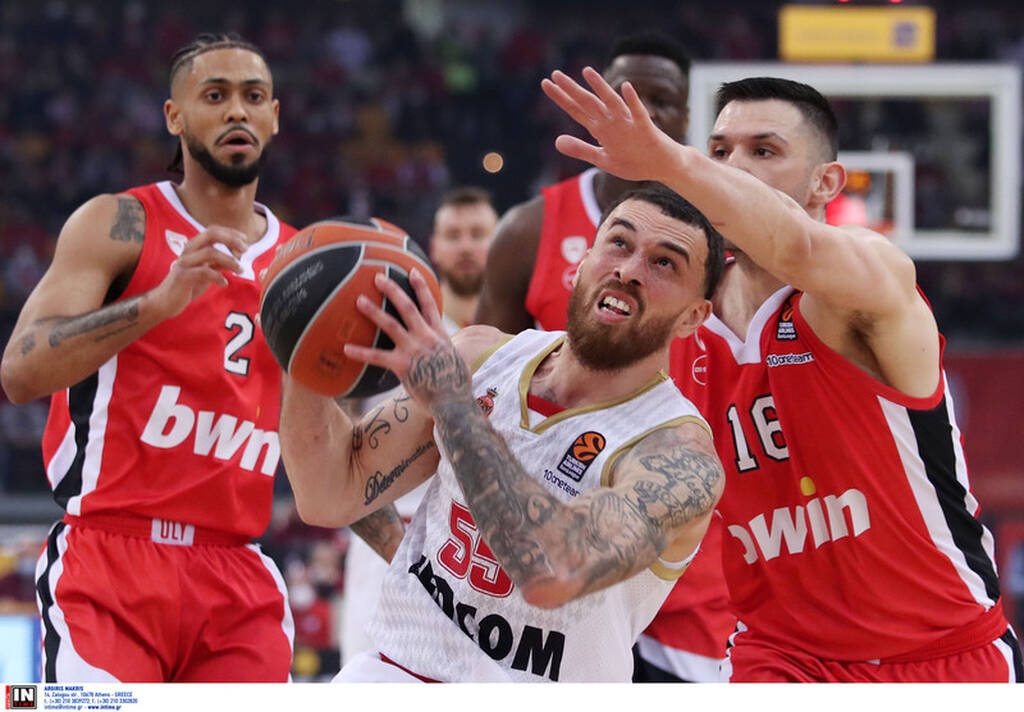 Ολυμπιακός-Μονακό 71-54: «Ερυθρόλευκο» προβάδισμα και πιο κοντά στο Βελιγράδι (videos+photos)