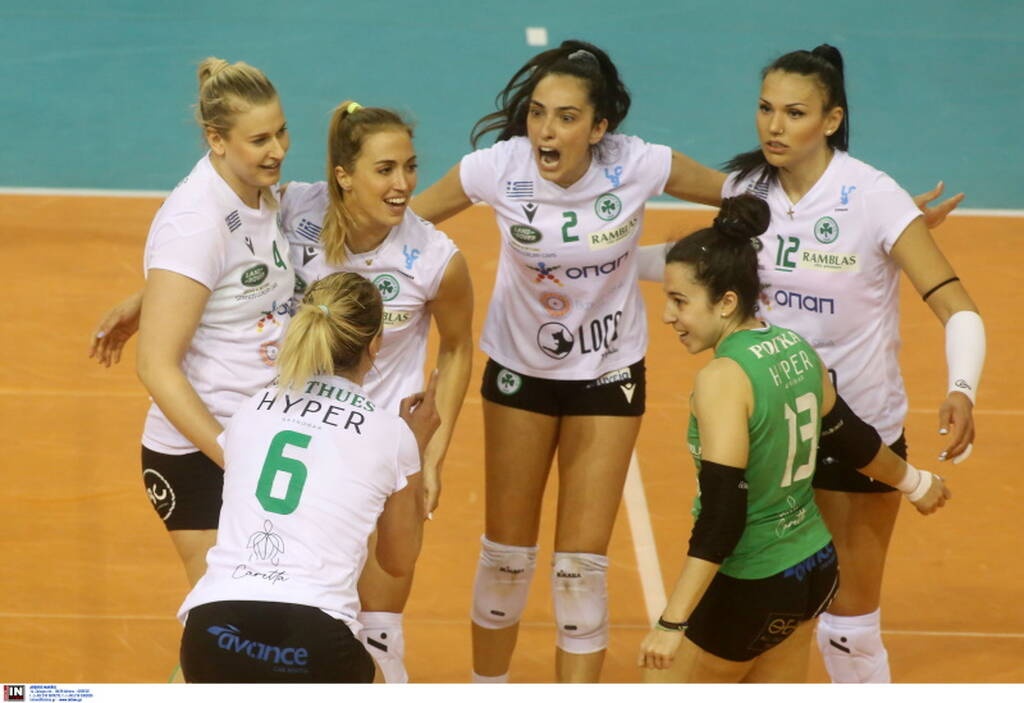Volley League Γυναικων: Στους τελικούς ο Παναθηναϊκός, ξεπέρασε το εμπόδιο του ΠΑΟΚ