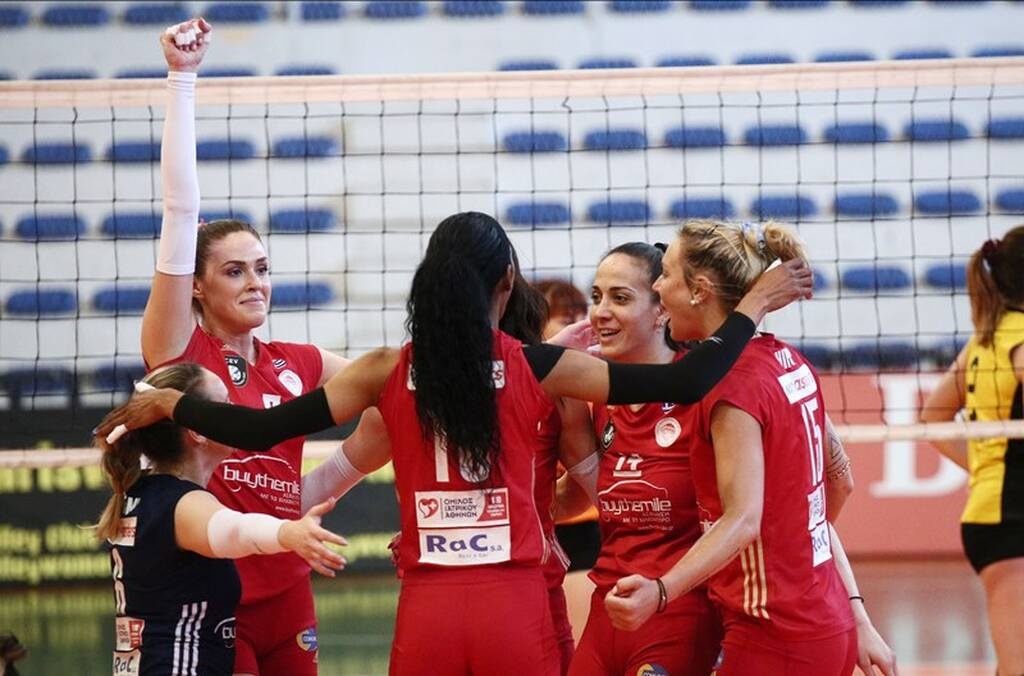 Volley League γυναικών: Ντέρμπι «αιωνίων» στους τελικούς, μετά τη νίκη του Ολυμπιακού επί του Άρη