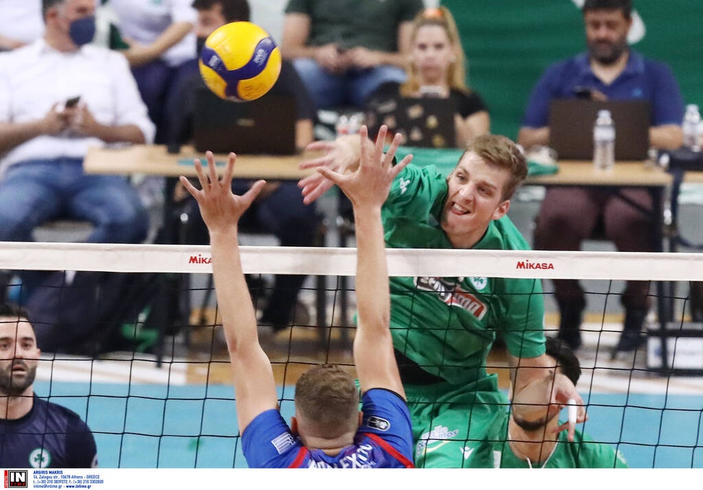 Volley League ανδρών: «Γιορτή» για τον Παναθηναϊκό, τη νίκη ο Φοίνικας Σύρου (photos)