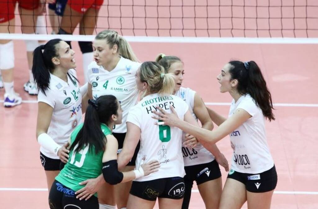 Volley League Γυναικών: Προβάδισμα στην υπόθεση τίτλου ο Ολυμπιακός, 3-1 σετ τον Παναθηναϊκό