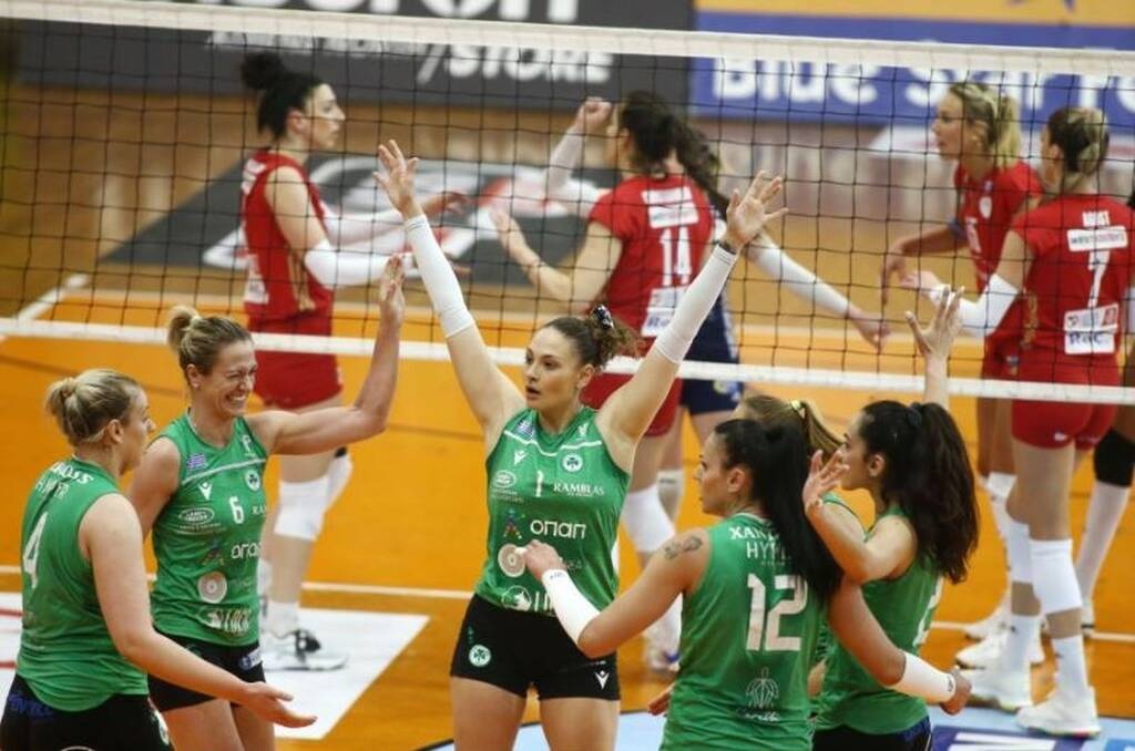 Volley League Γυναικών:Ο Παναθηναϊκός είναι εδώ! Νίκησε 3-1 τον Ολυμπιακό κάνοντας το 1-1 στις νίκες