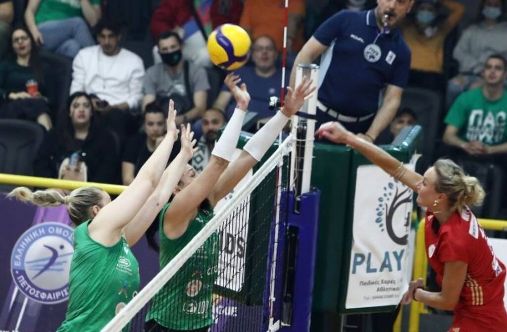 Volley League Γυναικών:Ο Παναθηναϊκός είναι εδώ! Νίκησε 3-1 τον Ολυμπιακό κάνοντας το 1-1 στις νίκες