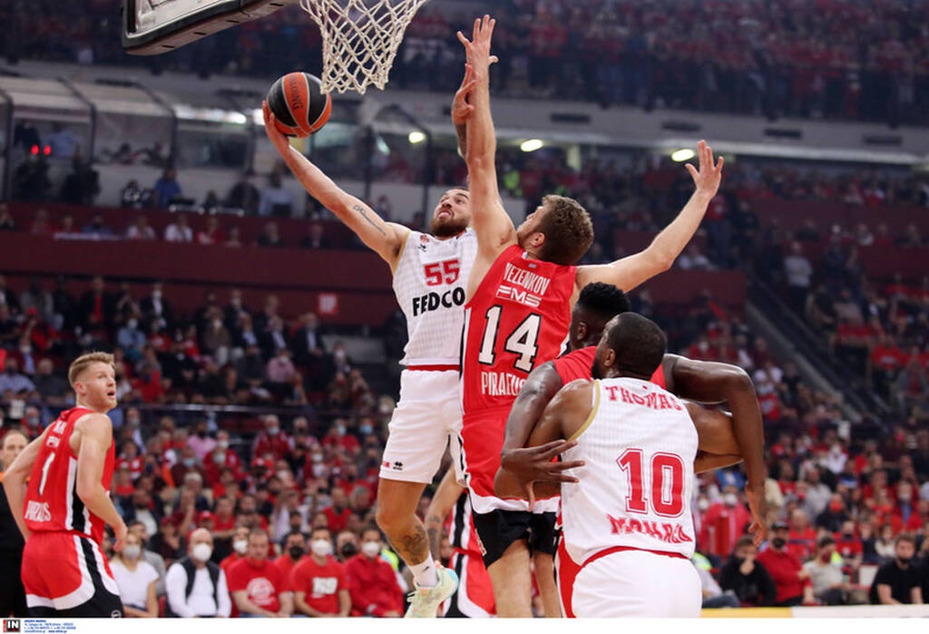 Ολυμπιακός-Μονακό 94-88: Με σφραγίδα Σλούκα στο Βελιγράδι!