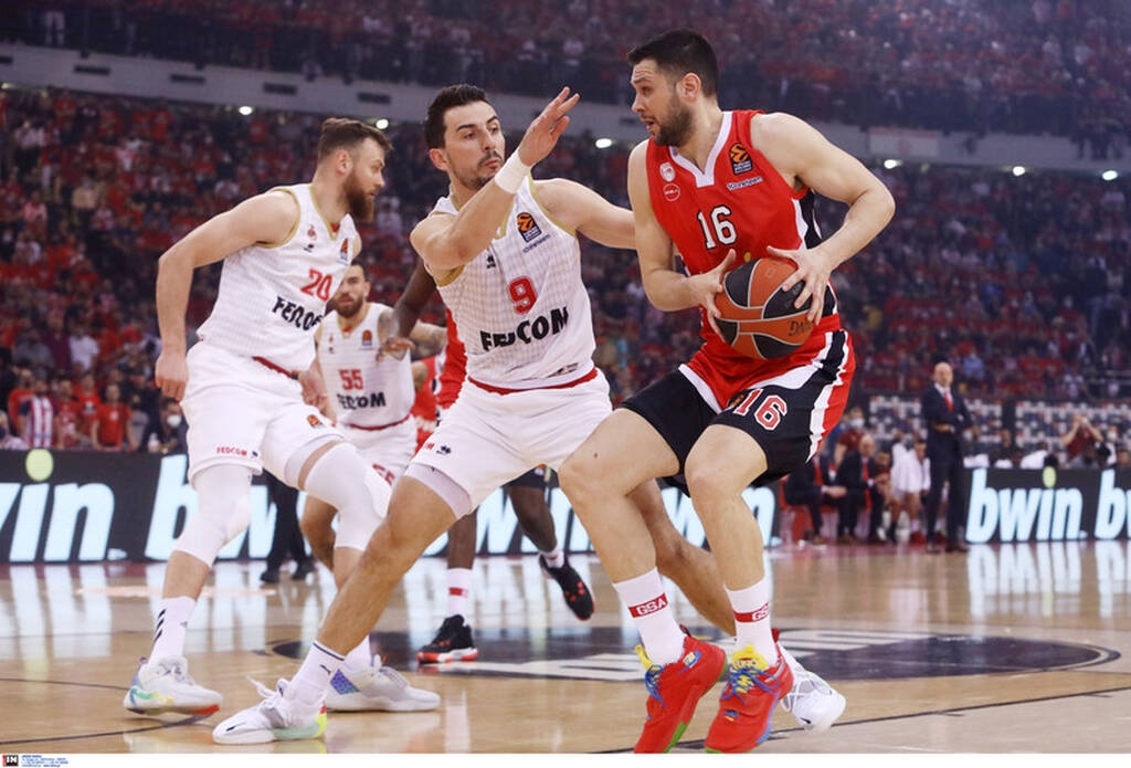 Ολυμπιακός-Μονακό 94-88: Με σφραγίδα Σλούκα στο Βελιγράδι!