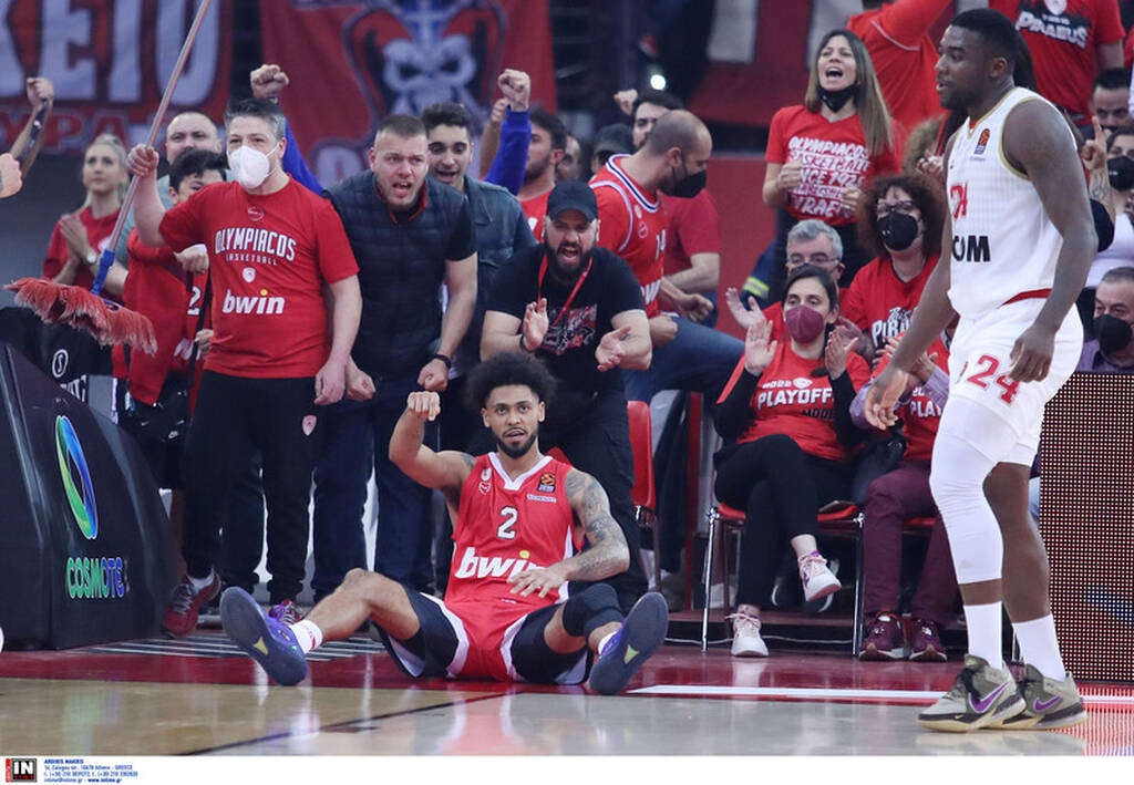 Ολυμπιακός-Μονακό 94-88: Με σφραγίδα Σλούκα στο Βελιγράδι!