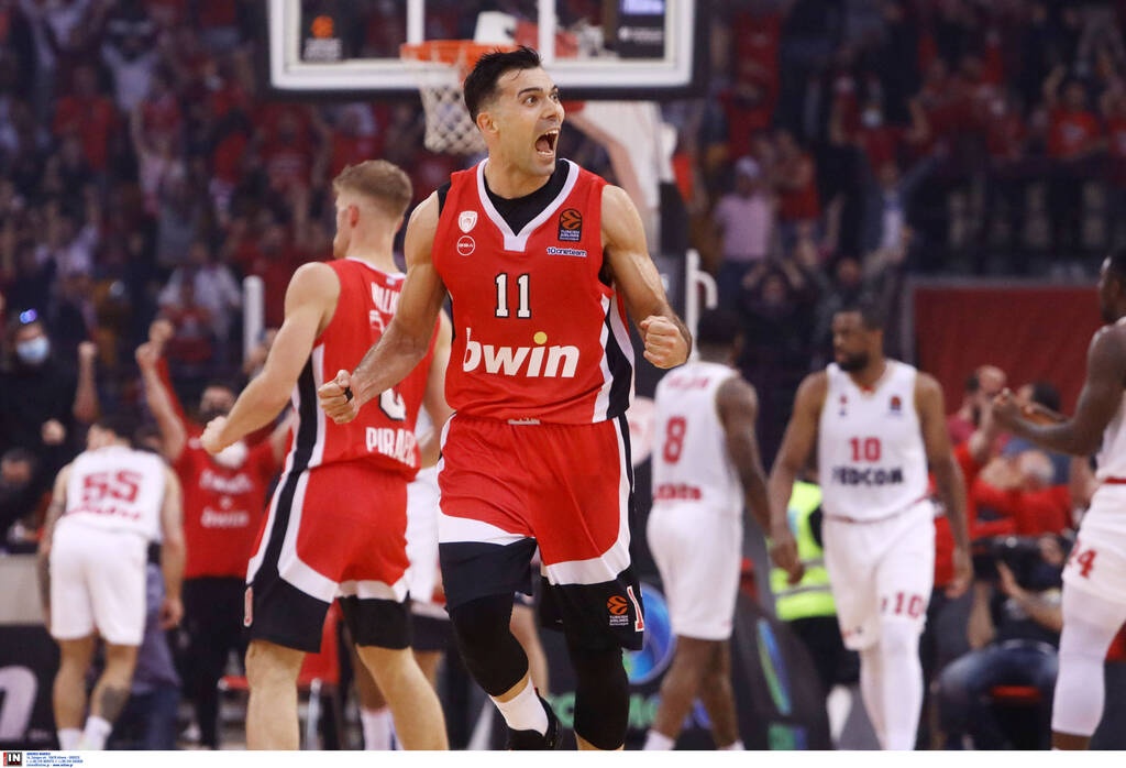 Ολυμπιακός-Μονακό 94-88: Με σφραγίδα Σλούκα στο Βελιγράδι!