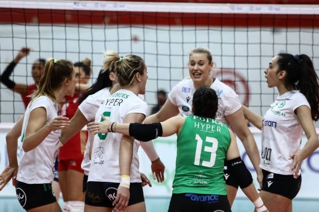 Volley League Γυναικών: Επιβλητικός ο Ολυμπιακός, 3-1 τον Παναθηναϊκό. Μια νίκη μακριά από τον τίτλο