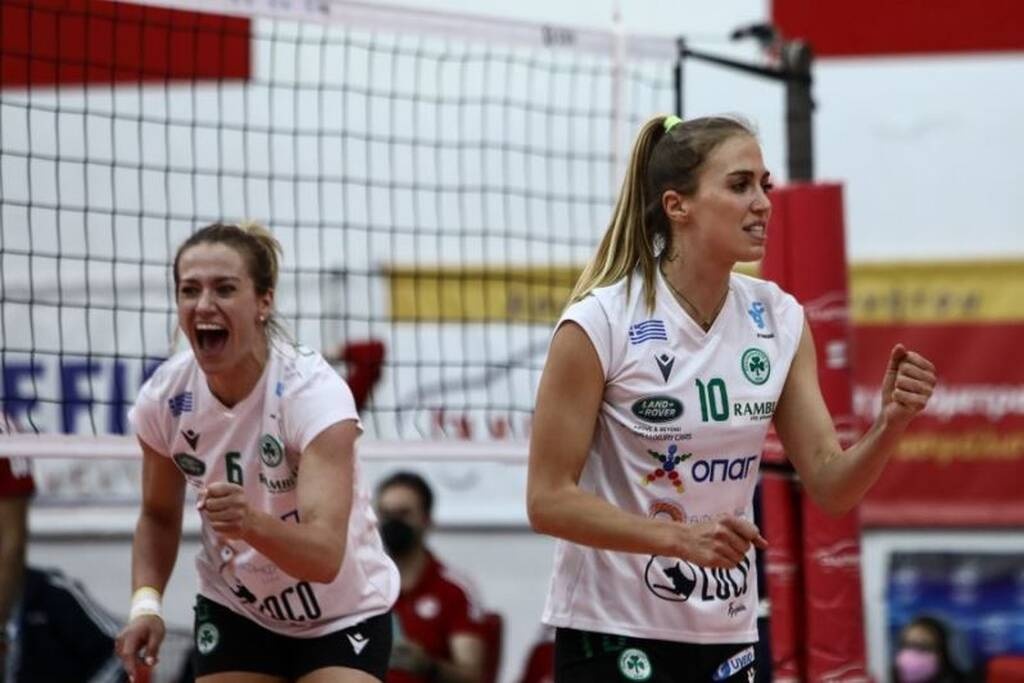 Volley League Γυναικών: Επιβλητικός ο Ολυμπιακός, 3-1 τον Παναθηναϊκό. Μια νίκη μακριά από τον τίτλο