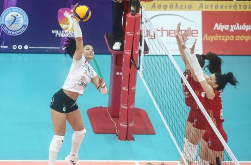 Volley League Γυναικών: Επιβλητικός ο Ολυμπιακός, 3-1 τον Παναθηναϊκό. Μια νίκη μακριά από τον τίτλο