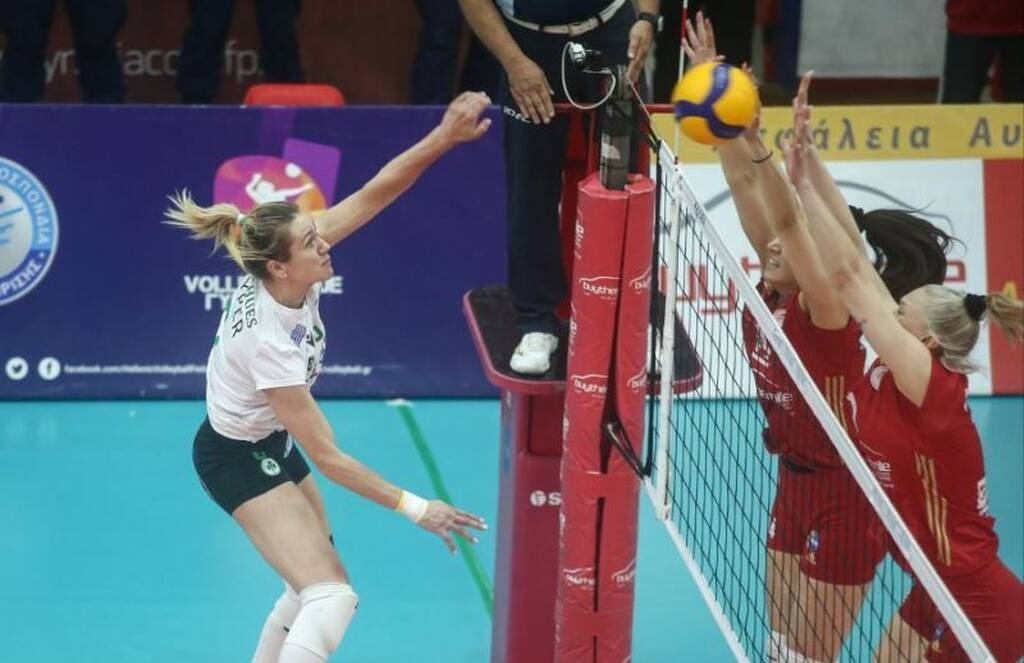 Volley League Γυναικών: Επιβλητικός ο Ολυμπιακός, 3-1 τον Παναθηναϊκό. Μια νίκη μακριά από τον τίτλο