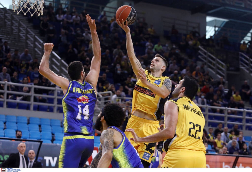 ΑΕΚ-Περιστέρι 78-72: Πήρε το ντέρμπι και κλείδωσε την τετράδα