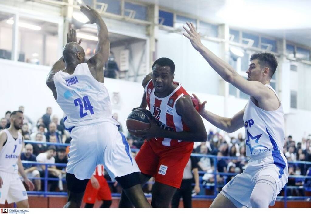 Ιωνικός-Ολυμπιακός 78-86: Πέρασαν διά πυρός και σιδήρου από τη Νίκαια οι «ερυθρόλευκοι»