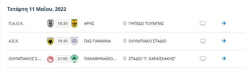 «Δώρο» Ολυμπιακού σε Παναθηναϊκό, ΑΕΚ και χαμός για την Ευρώπη - Η βαθμολογία στα play offs (pics)
