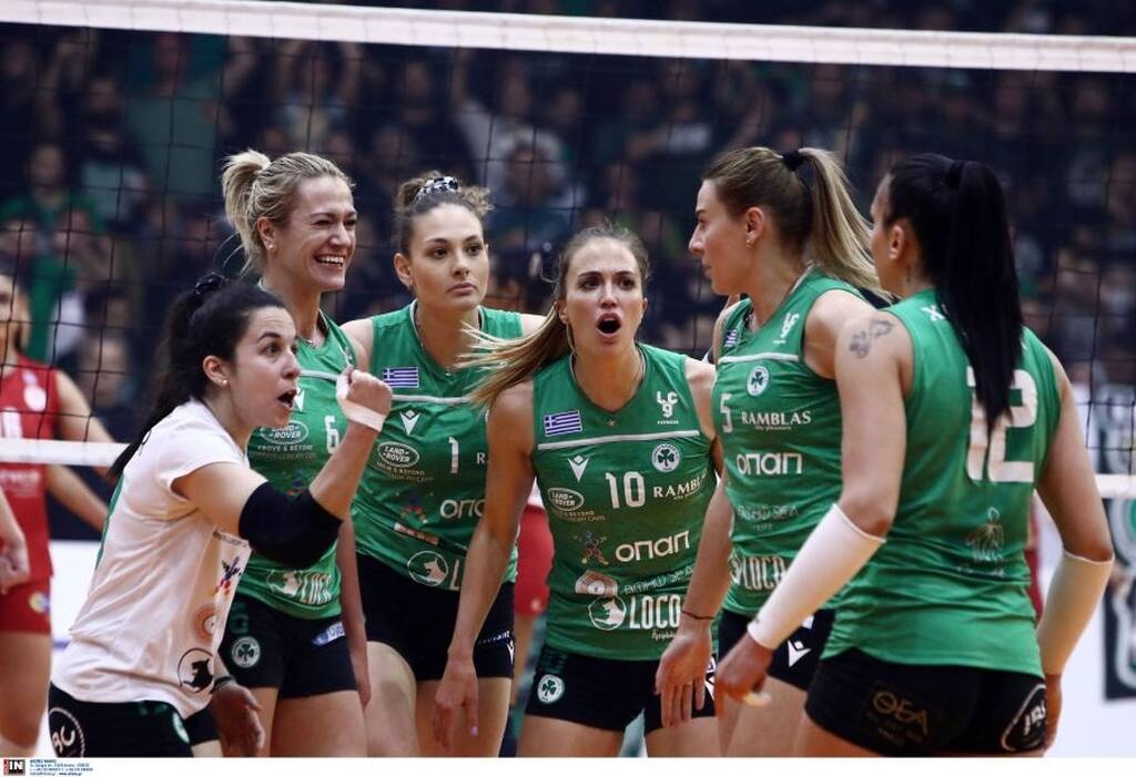 Παναθηναϊκός - Ολυμπιακός 3-0: «Πράσινη» κυριαρχία στο Μαρούσι - Η κούπα κρίνεται στου Ρέντη!