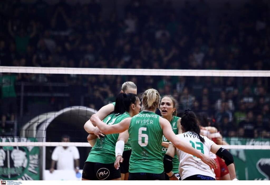 Παναθηναϊκός - Ολυμπιακός 3-0: «Πράσινη» κυριαρχία στο Μαρούσι - Η κούπα κρίνεται στου Ρέντη!