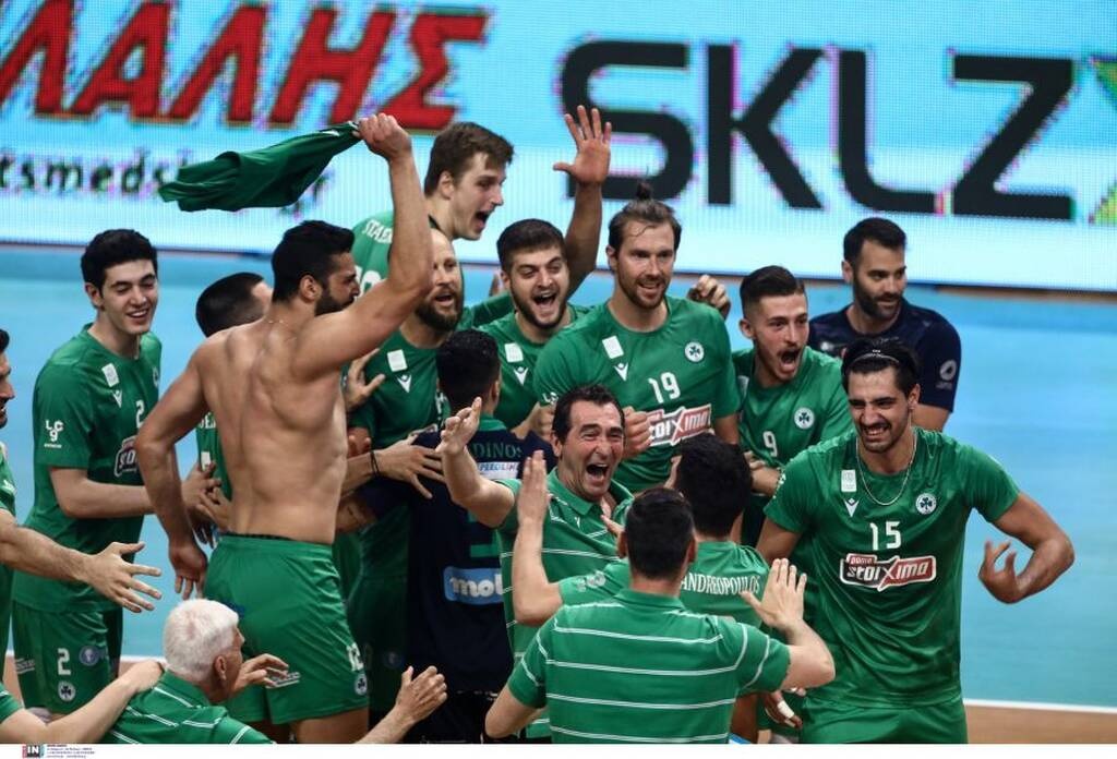 Πρωτάθλημα και League Cup για τον ψυχωμένο Παναθηναϊκό, 3-0 σετ τον ΠΑΟΚ - Μαγικές στιγμές στο ΟΑΚΑ