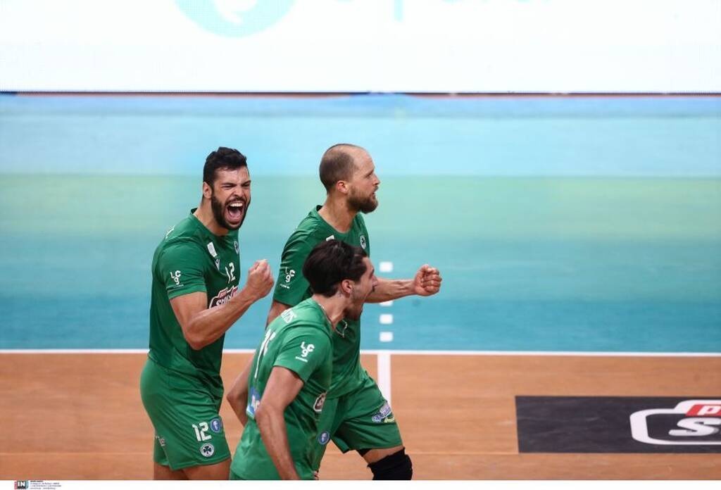 Πρωτάθλημα και League Cup για τον ψυχωμένο Παναθηναϊκό, 3-0 σετ τον ΠΑΟΚ - Μαγικές στιγμές στο ΟΑΚΑ