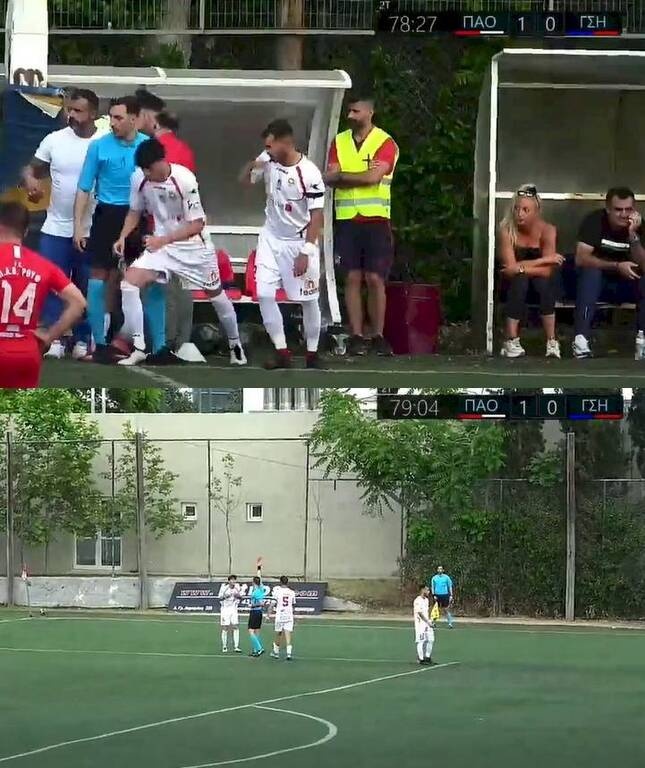 Γ’ Εθνική: Αποβλήθηκε με 2η κίτρινη κάρτα σε 37(!) δευτερόλεπτα (photos+video)