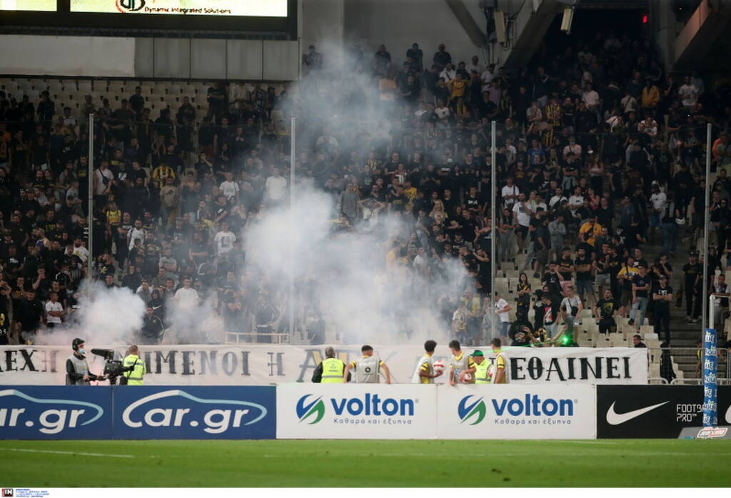 ΑΕΚ-Ολυμπιακός: Χατ τρικ ο Ελ Αραμπί - Φινάλε με γιούχα στο ΟΑΚΑ (photos+video)