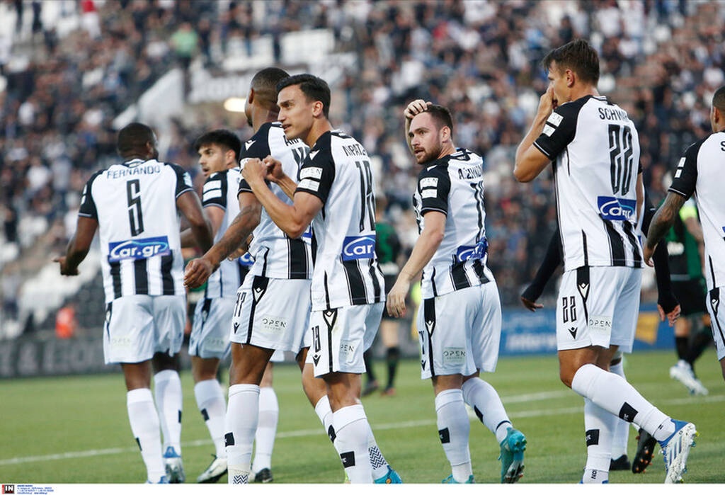 ΠΑΟΚ-Παναθηναϊκός: Μονόλογος του «Δικεφάλου» το πρώτο ημίχρονο και 2-0 με Σβαμπ, Άκπομ (photos)