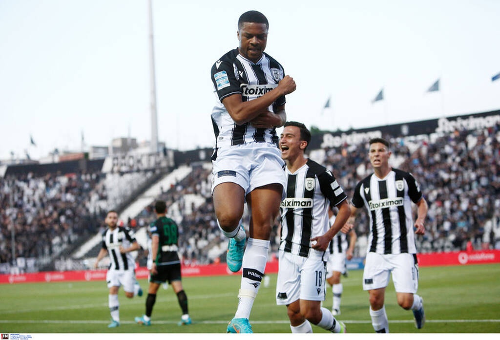 ΠΑΟΚ-Παναθηναϊκός: Μονόλογος του «Δικεφάλου» το πρώτο ημίχρονο και 2-0 με Σβαμπ, Άκπομ (photos)