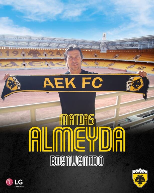 ΑΕΚ: Εποχή Αλμέιδα και επίσημα - Στο «OPAP Arena» με κασκόλ ο Αργεντίνος (photos)