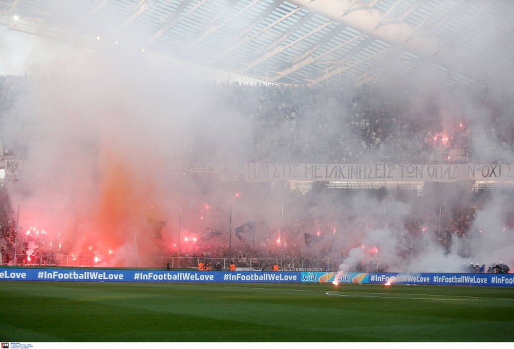 Τελικός Κυπέλλου Ελλάδας: Χάος στο ΟΑΚΑ με τα δακρυγόνα - Έστειλε τις ομάδες στα αποδυτήρια ο Λαόθ