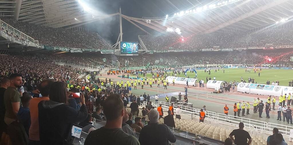 Τελικός Κυπέλλου Παναθηναϊκός-ΠΑΟΚ: «Πράσινο» ξέσπασμα με τη λήξη - Αποθέωση σε Γιοβάνοβιτς