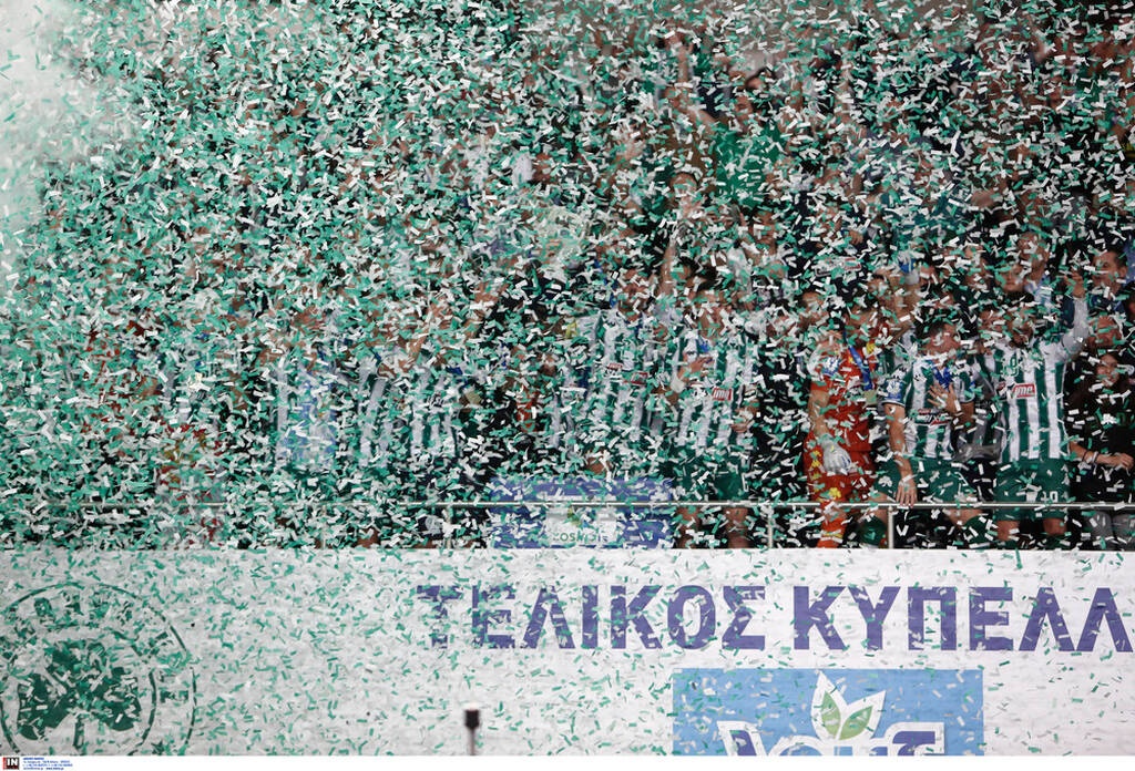 Τελικός Κυπέλλου Ελλάδας: Ξέσπασμα στην απονομή και καταπράσινο πάρτι στο ΟΑΚΑ! (vid+pics)