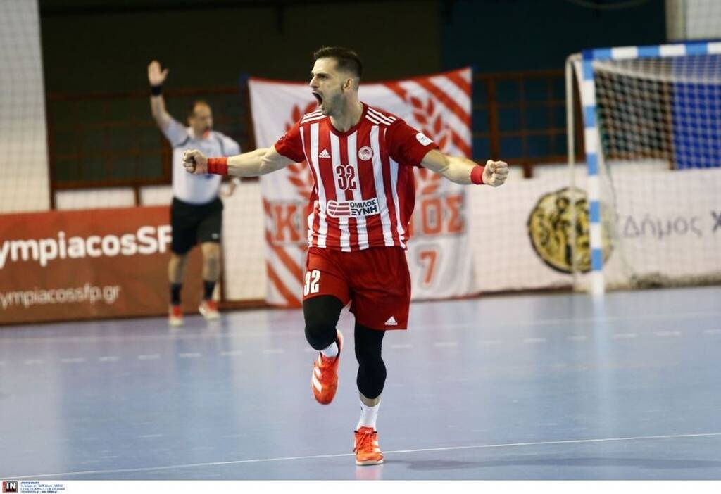 Πρωταθλητής ο  Ολυμπιακός/Όμιλος Ξυνή στην Handball Premier - Λύγισε την ΑΕΚ στην ντερμπάρα