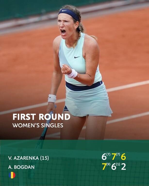 Roland Garros: Σαρωτική νίκη για την Σβιάτεκ, αγχωτική νίκη για την Αζαρένκα