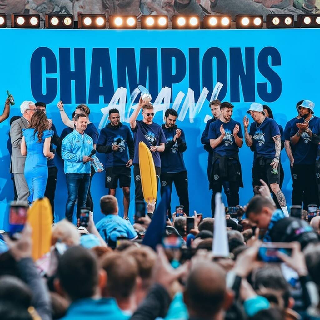 Premier League: Ντελίριο για τη Μάντσεστερ Σίτι και ο Γουαρδιόλα με το πούρο (pics)