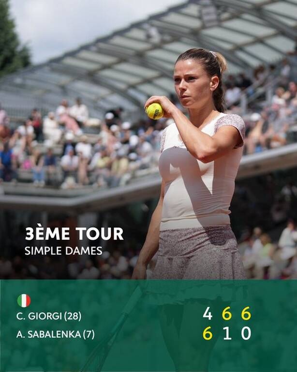 Roland Garros: Εκτός η Σαμπαλένκα, αποσύρθηκε και η Μπαντόσα, μόνο η Σβιάτεκ συνεχίζει από το Top 10 -Πηγή: Instagram Roland Garros