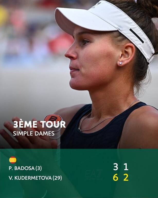 Roland Garros: Εκτός η Σαμπαλένκα, αποσύρθηκε και η Μπαντόσα, μόνο η Σβιάτεκ συνεχίζει από το Top 10 -Πηγή: Instagram Roland Garros